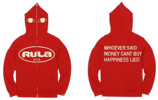 Rula Full - Zip Hoodie (Red)