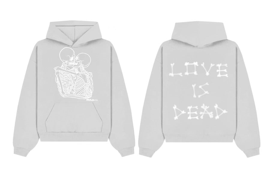 Love Is Dead Hoodie (Grey)