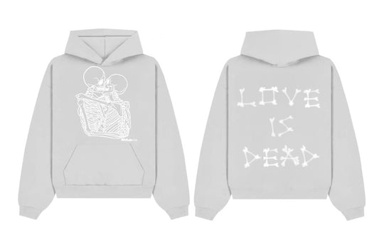 Love Is Dead Hoodie (Grey)