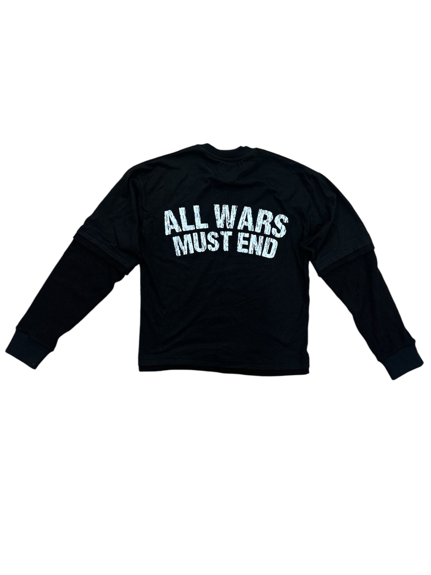 “All Wars Must End” Long-Sleeve Tee