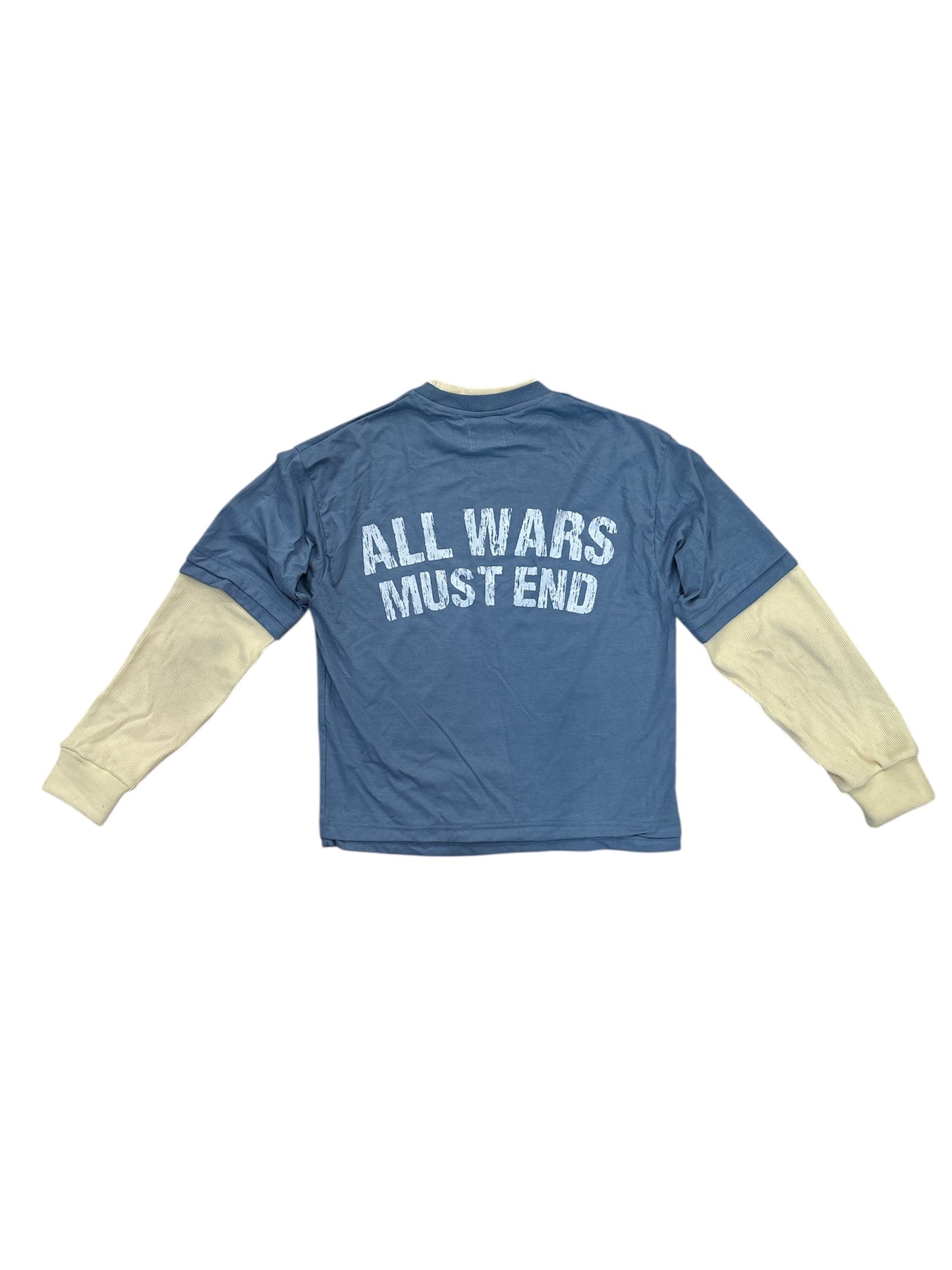 “All Wars Must End” Long-Sleeve Tee