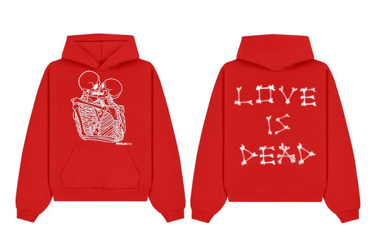 Love Is Dead Hoodie (Red)