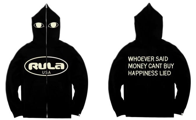 Rula Full - Zip Hoodie (Black/Cream)