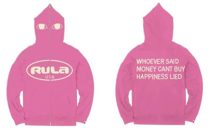 Rula Full - Zip Hoodie (Pink)