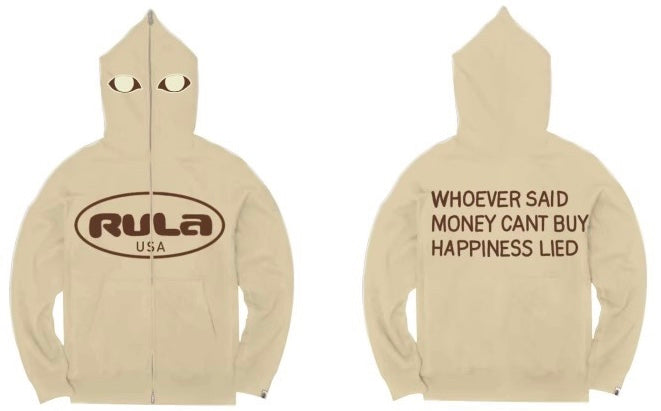 Rula Full - Zip Hoodie (Cream Mocha)