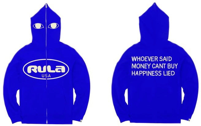 Rula Full - Zip Hoodie (Mo Blue)